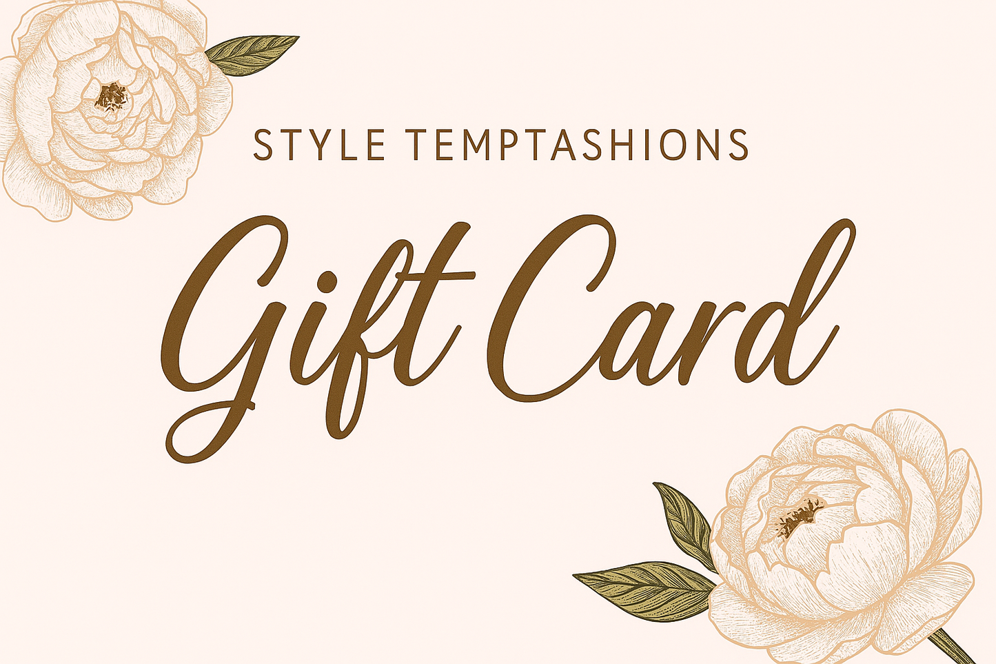 Style Temptashions Gift Card