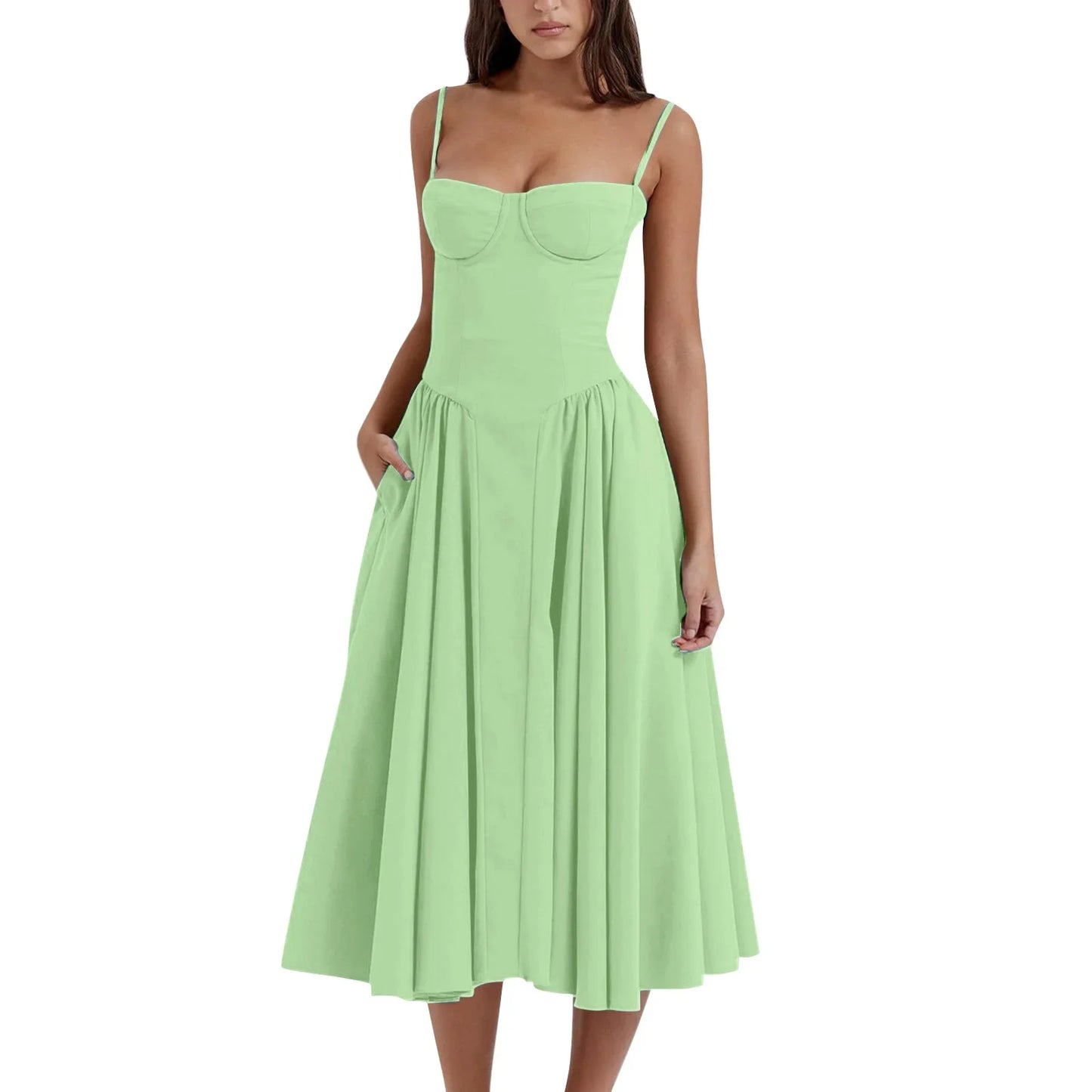 Women's French Style Long Dress