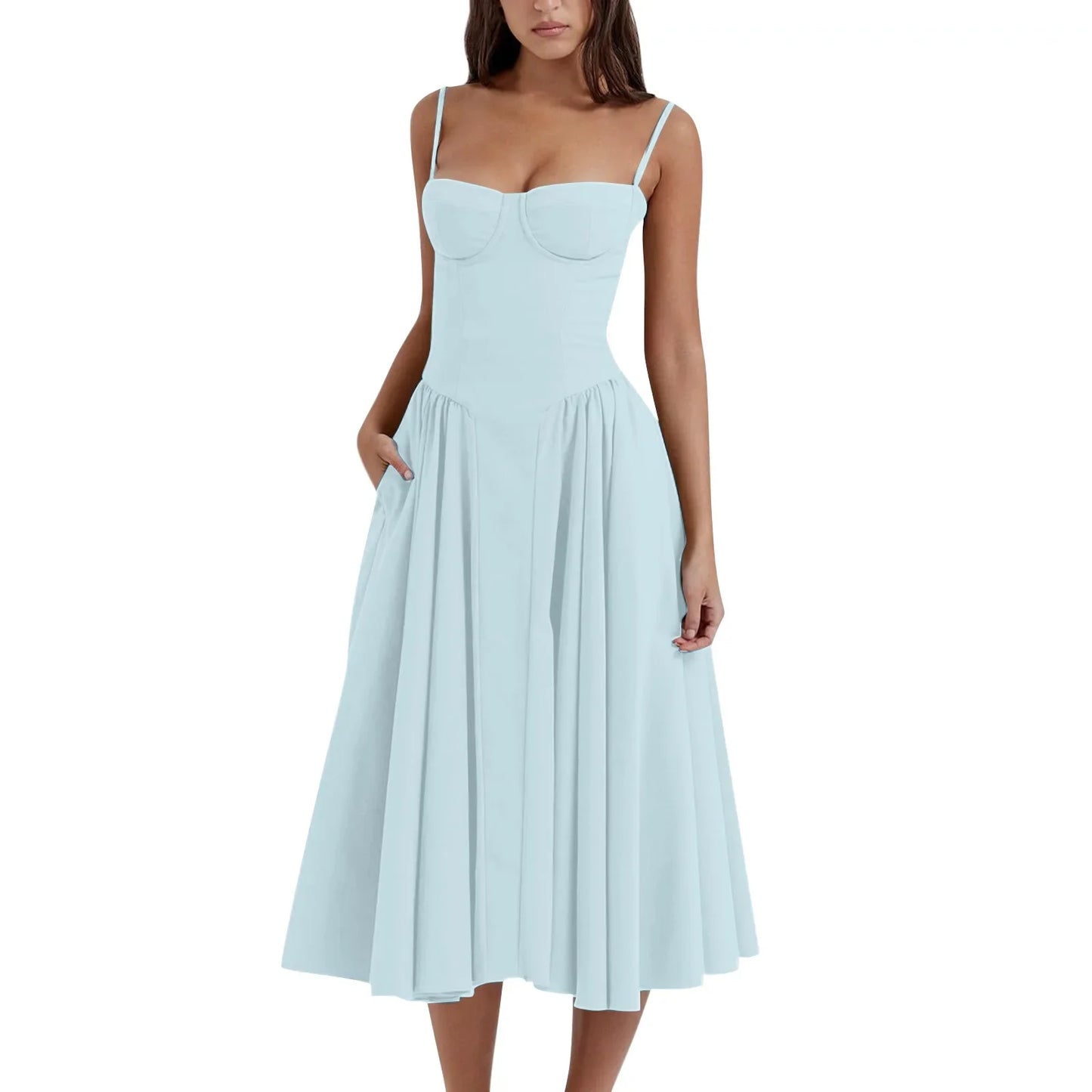 Women's French Style Long Dress