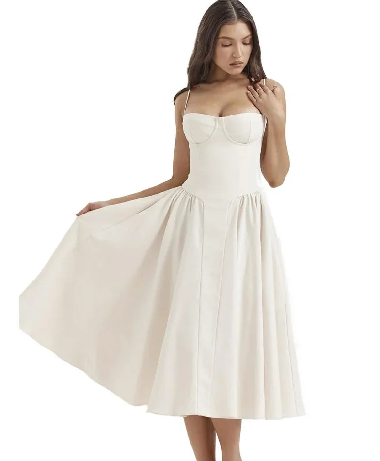 Women's French Style Long Dress
