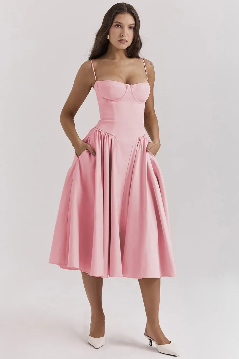 Women's French Style Long Dress