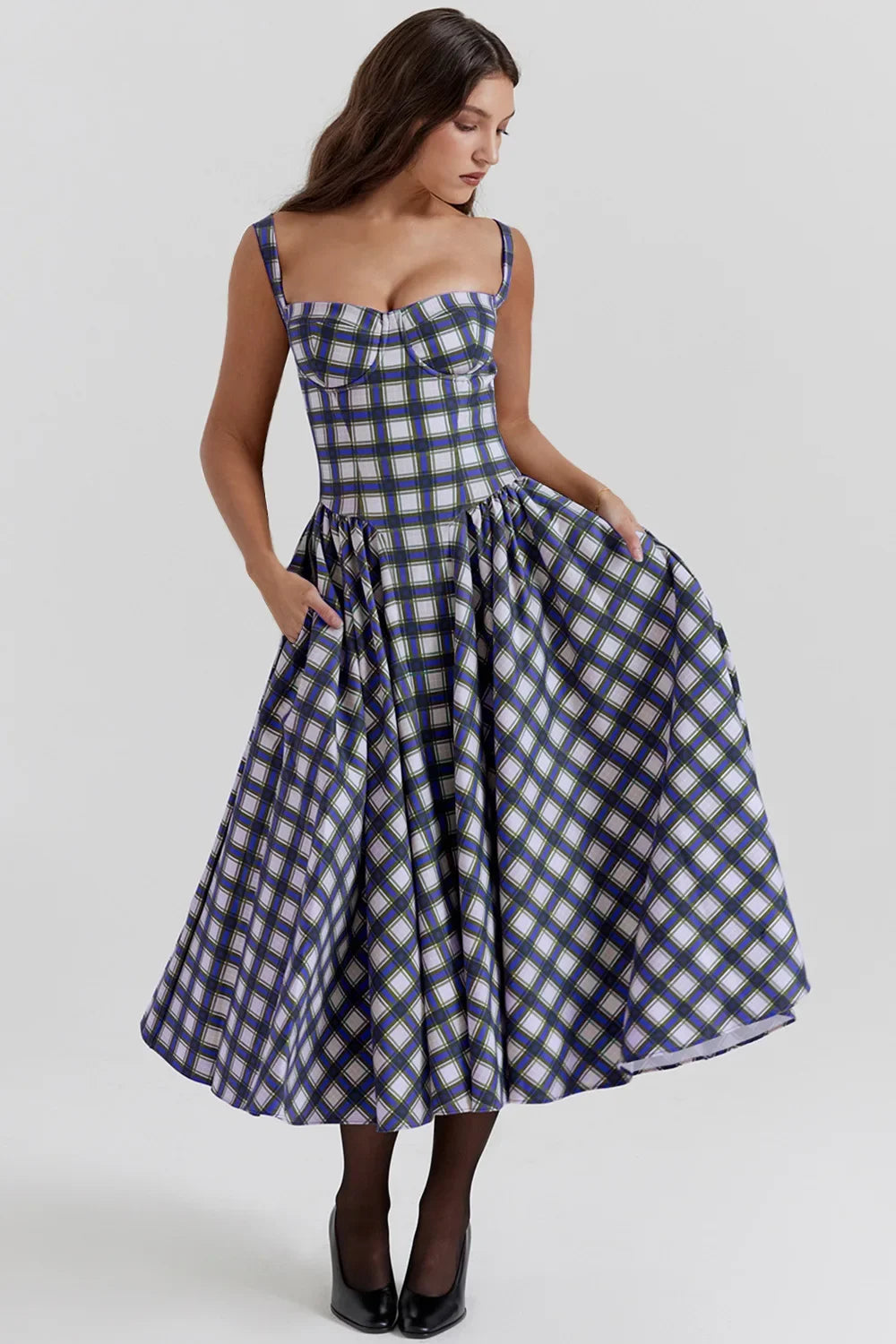 Women's French Style Long Dress
