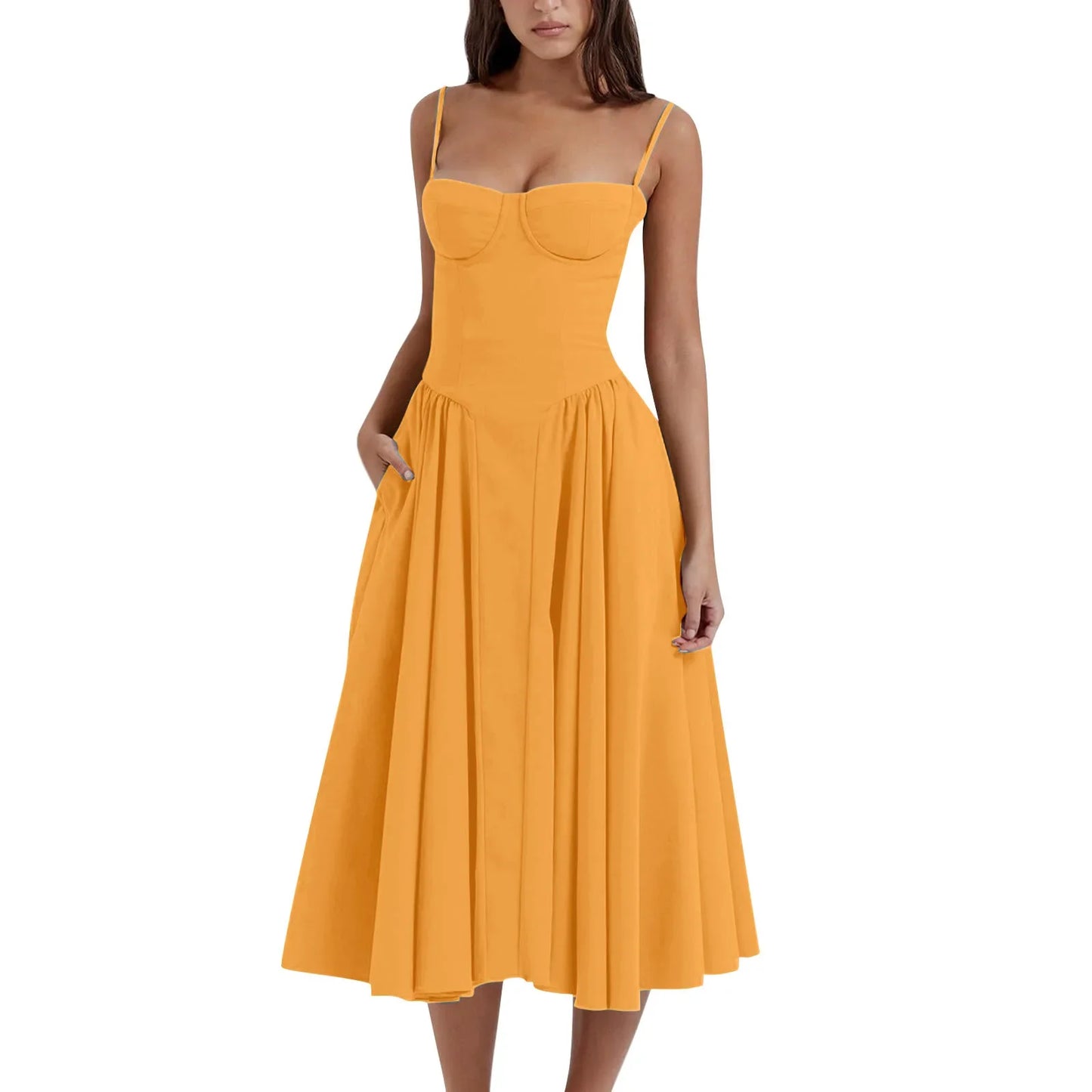 Women's French Style Long Dress