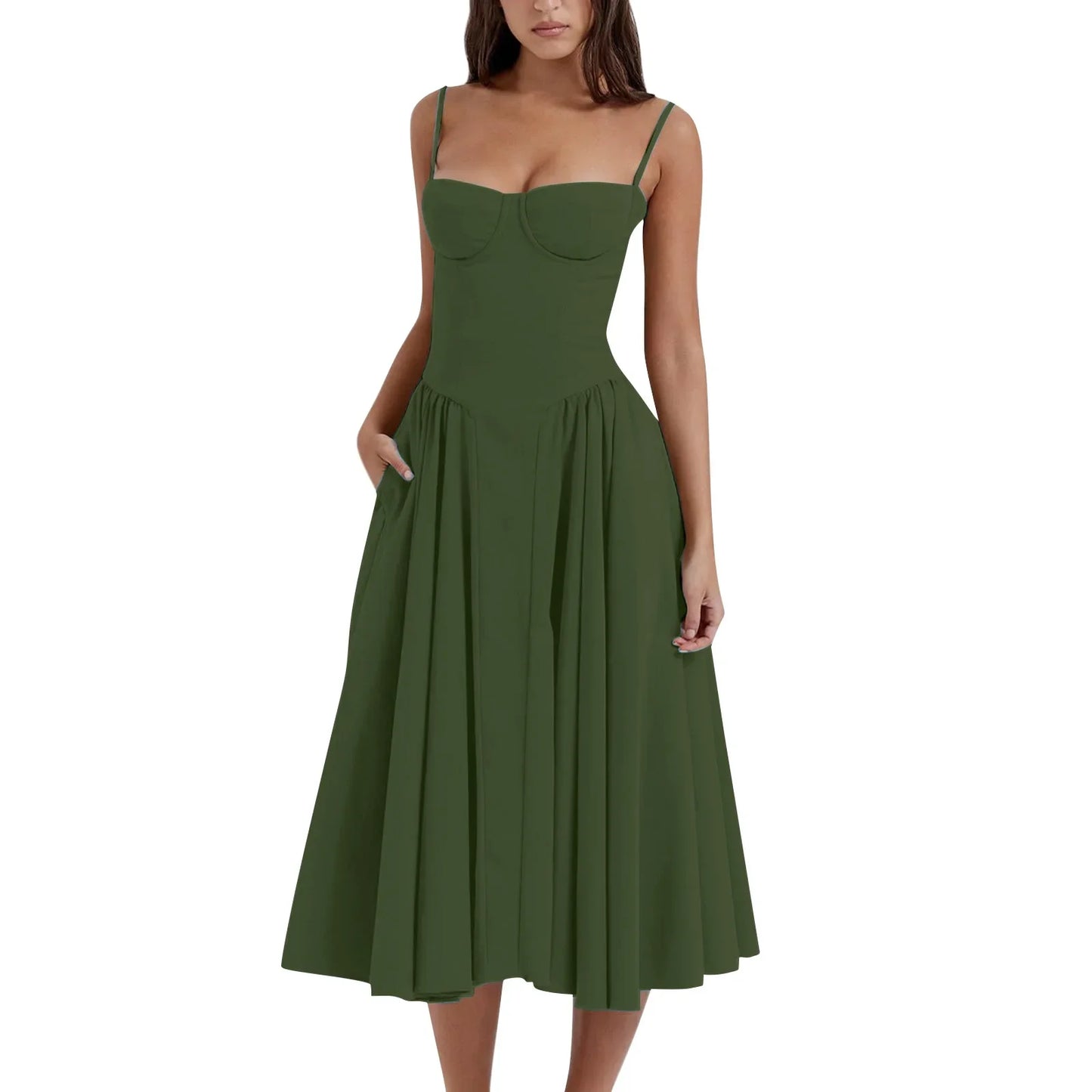 Women's French Style Long Dress