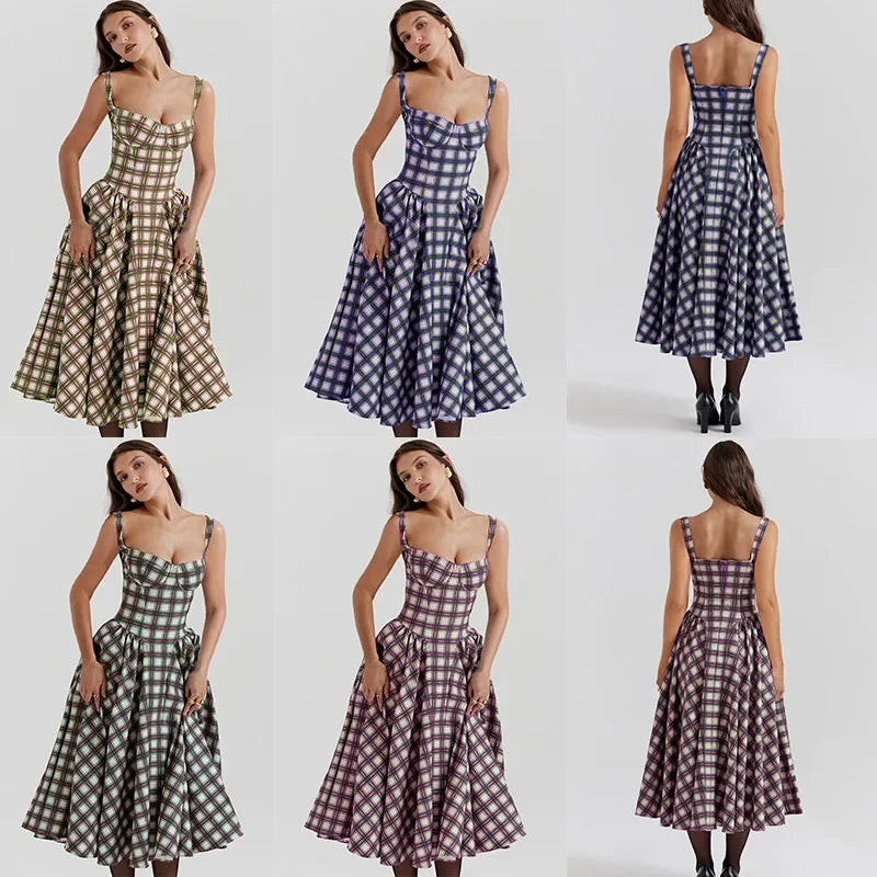 Women's French Style Long Dress