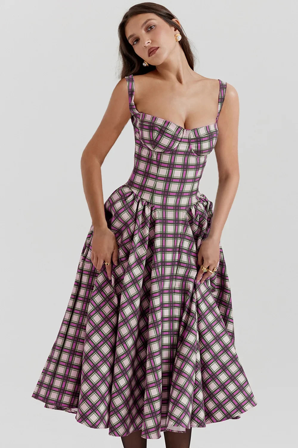 Women's French Style Long Dress