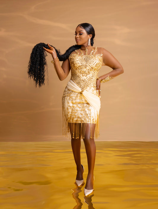 Golden Me Dress