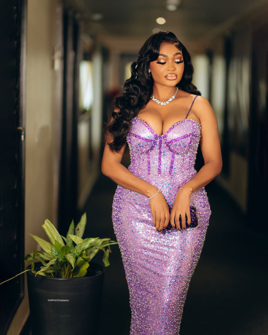 Cosmic Purple Dress