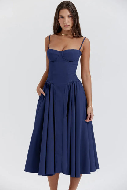 Women's French Style Long Dress