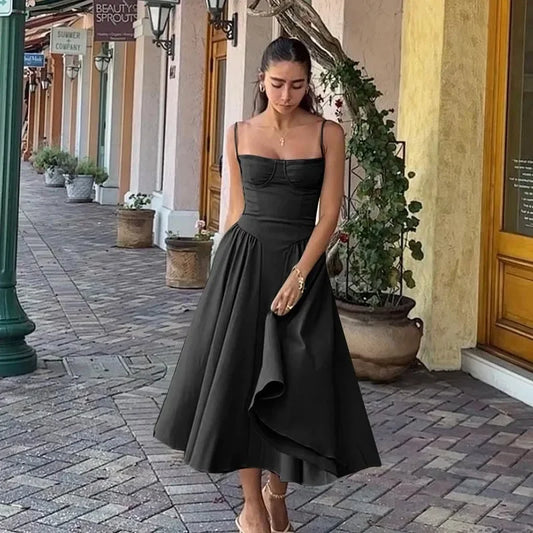 Women's French Style Long Dress