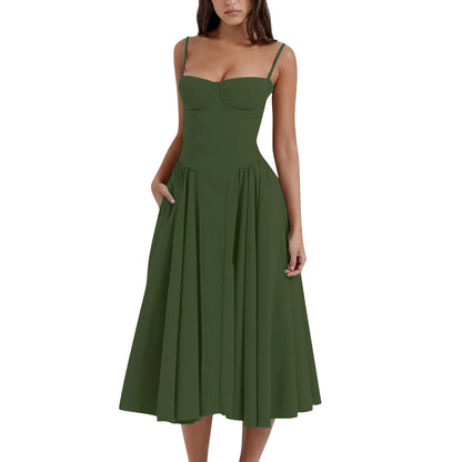 Women's French Style Long Dress