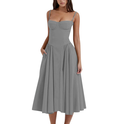 Women's French Style Long Dress