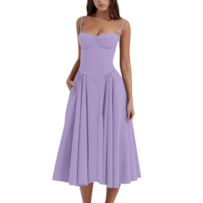 Women's French Style Long Dress