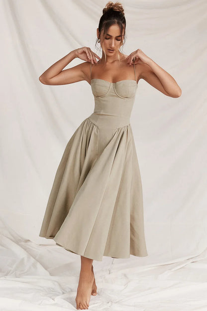 Women's French Style Long Dress
